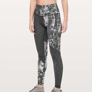Lululemon Wunder Under High-Rise Tights High Shine Foil